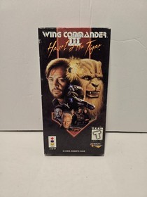 Wing Commander III Heart of the Tiger w/ Inserts Panasonic 3DO Complete Box CIB