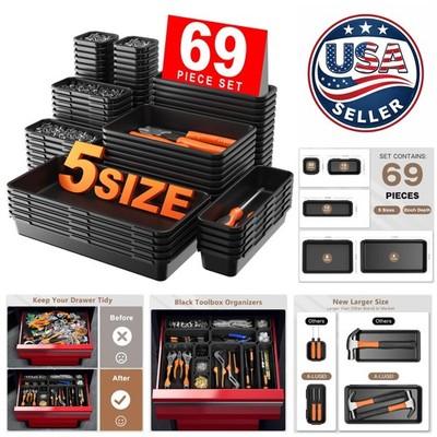 Complete 69-Piece Divider Set - Organize Tools & Household Essentials Stylishly