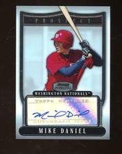 2007 Bowman Sterling Prospect #BSP-MD Mike Daniel RC Rookie Autograph