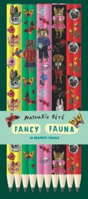 Fancy Fauna: 10 Graphite Pencils by Nathalie Lété GENERAL MERCHANDISE
