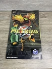 Vintage Metroid Prime Nintendo GameCube Instruction Manual Booklet Black USA