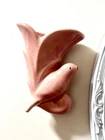 Vintage Pink McCoy Pottery Bird Wall Pocket Hanging Vase