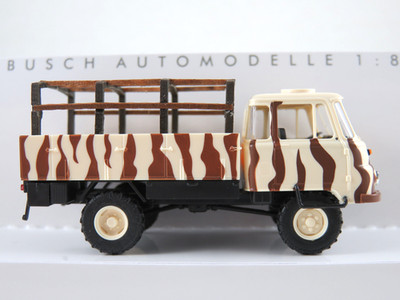 Busch 50226 Robur LO 2002 A Pritsche (1973) ''Safari'' in creme 1:87/H0 NEU/OVP 