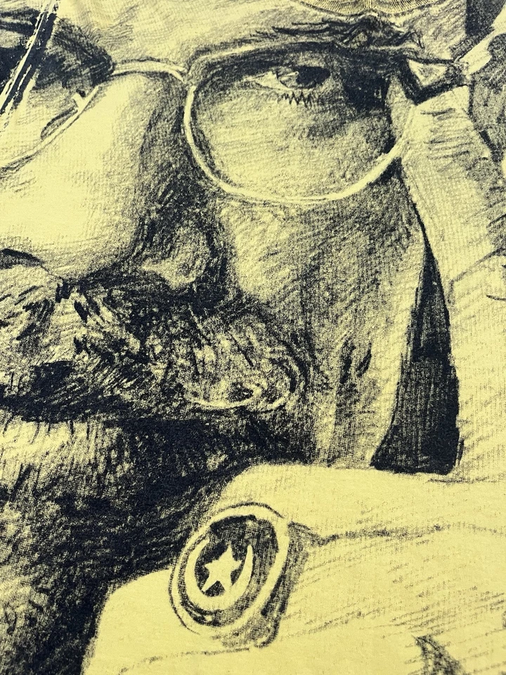 Camisa Malcolm X 10 DEEP AOP Gráfico Grande Doble Cara Y2K Hecha en EE. UU. Para hombres XL Foto 4 de 4