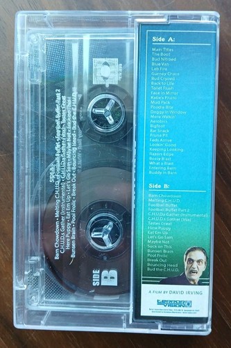 C.H.U.D 2 Bud the CHUD 2023 Audio Cassette USED OST Terror Vision CLEAR Tape - Picture 2 of 4