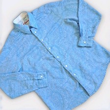 Robert Graham L Coupe Classique Button Shirt Light Blue Designer