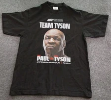 Mike Tyson Vs. Jake Paul Netflix Boxing Men's T-Shirt Shaka Wear Size Large.
