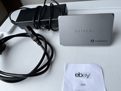 SATECHI Thunderbolt 4 Slim Hub Pro 5-in-1 Dock USB-C 60W Single 8k Gray