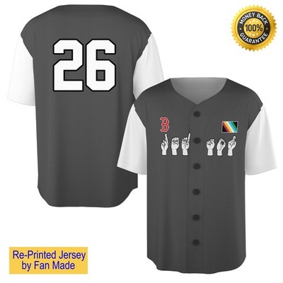 Custom Name - Red Sox Disability Pride Celebration Giveaway Jersey - All Size