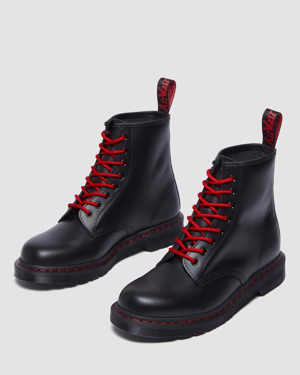 Dr. Martens 8-Eye Boots SMOOTH 1460 RED STITCH BLACK 32245001 2024