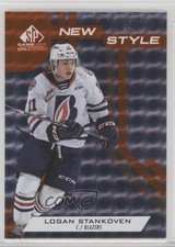 2021 SP Game Used CHL Edition Orange Foilboard 95/99 Logan Stankoven #NS-LS 0lm5