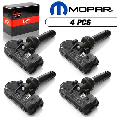 4x Tire Pressure Sensor TPMS For Mopar OEM 68249197AA Dodge Ram 1500 2500 3500 - Image 1 of 4