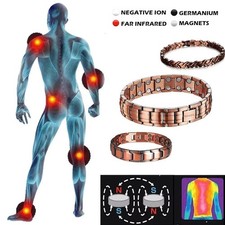 Copper Magnetic Bracelets for Arthritis Pain Relief - for Men  Women. 1pc 