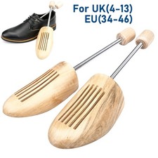 1 Pair of UK 4-13 Men Women Wooden Shoe Stretcher  Trees Shoe Shaper Expander