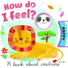 Bendon Hinkler How Do I Feel Board Book with Emotions Wheel 46219