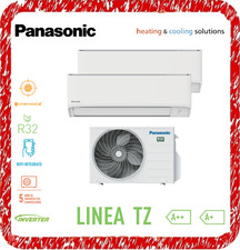 PANASONIC LINEA TZ CONDIZIONATORE DUAL INVERTER R32 9000+12000 BTU  A++A+ WIFI