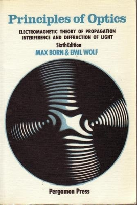 #ad #ad PRINCIPLES OF OPTICS: ELECTROMAGNETIC THEORY OF By Emil Wolf amp; Max Born *VG* $32.75
