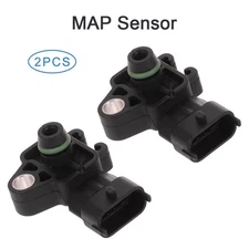 2x Manifold Air Pressure Sensor For Chevrolet Corvette 2008-09 GMC Acadia 07-08