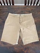 Old Navy Men s Flat Front Khaki Ultimate Slim Shorts Size 36