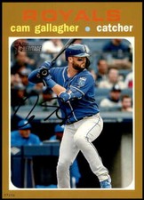 Cam Gallagher 2020 Topps Heritage 5x7 Gold #299 /10 Royals