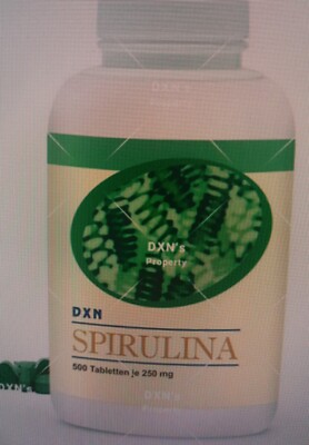 DXN Spirulina Tabletten, 500 Stück je 250mg, Spirulina Platensis, 125 g