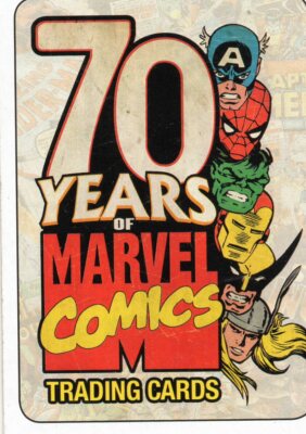 70 Jahre Marvel Comics einzelne Sammelkarten zu verkaufen 