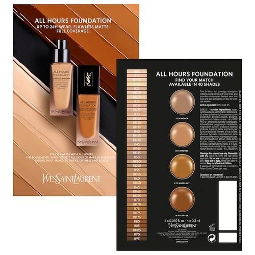 ysl free sample foundation