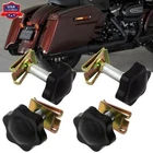 For Harley Touring 96-13 4pcs Saddlebag Lock Mounting Theft Deterrent Screw Bolt