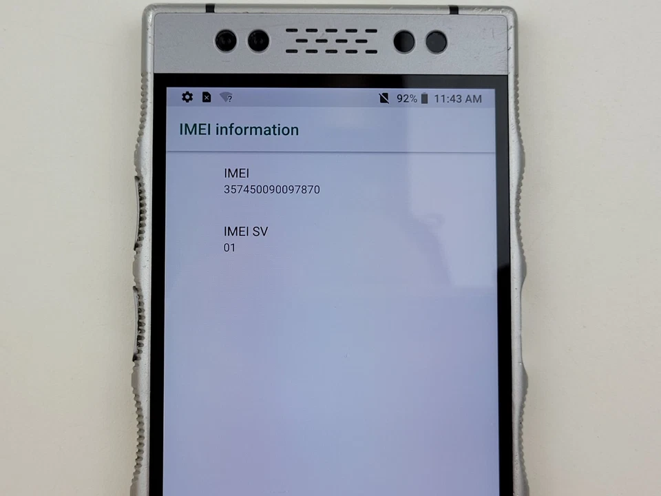 RED HYDROGEN One (H1A1000) 128GB (Desbloqueado) (Verizon) - *EMISIÓN BANDEJA SIM* - J2540 Foto 4 de 4
