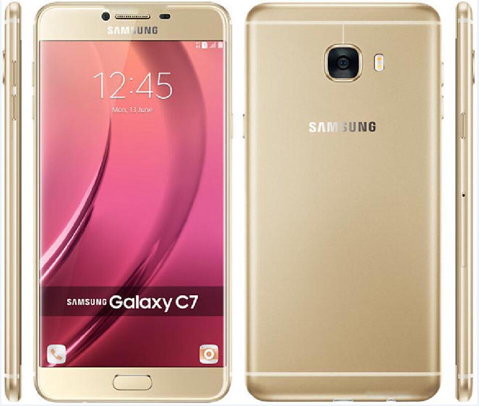 Android Phone Samsung Galaxy C7 C7000 4G LTE 32/64GB ROM Dual SIM Octa-core  CPU