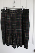 Women's Vintage Marisa Christina Plaid Shorts Petite 10