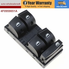 4F0959851A Front Right  Window Master Switch For 2004-2011 AUDI A6 A3 Q7