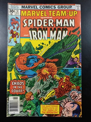 🕸 MARVEL TEAM-UP #51 (Spider-Man / Iron Man)(1976 MARVEL Comics