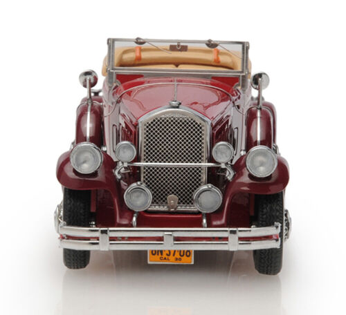 Esval Models Ltd Ed 1930 Pierce Arrow Model B Rdstr Top Down Red 1/43 Resin - Picture 2 of 9