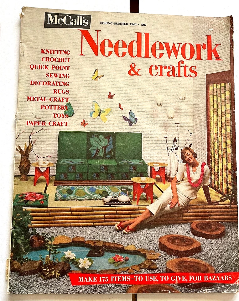 SIX~McCall Needlework Magazine Knitting Crocheting 1950'S -60'S -70'S, VINTAGE. - Image 3 of 4