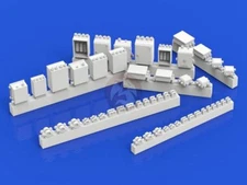 Royal Model 1/35 Electrical Boxes & Conduit Straps (Various Shapes & Sizes) 813