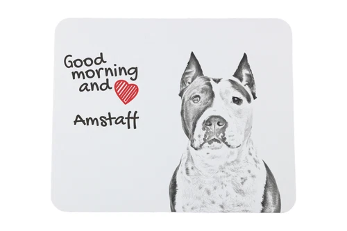 Amerikaanse Staffordshireterriër muismat met hond Art-Dog
