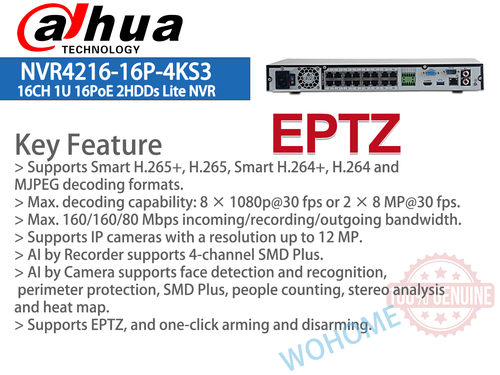 Dahua 16CH PoE System NVR 4MP Dual Light Full color IP Security Camera CCTV Lot - Picture 2 of 26