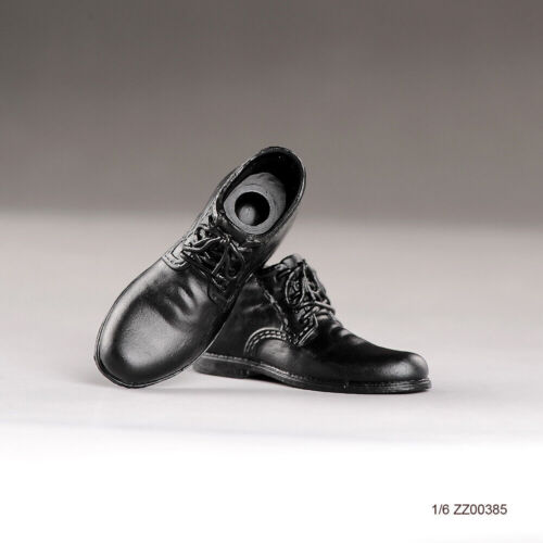 1:6 Men's Black Shoes Model For 12inch Male HT Action Figure Body Soldier Toys - Picture 1 of 5