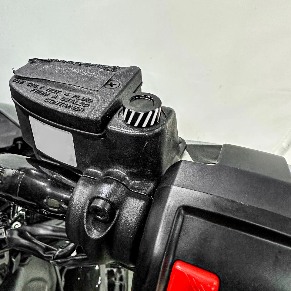 Tapón de aluminio con orificio para espejo retrovisor moto M10X1.25 3 piezas para Honda CRF250 CBR600RR Foto 3 de 4