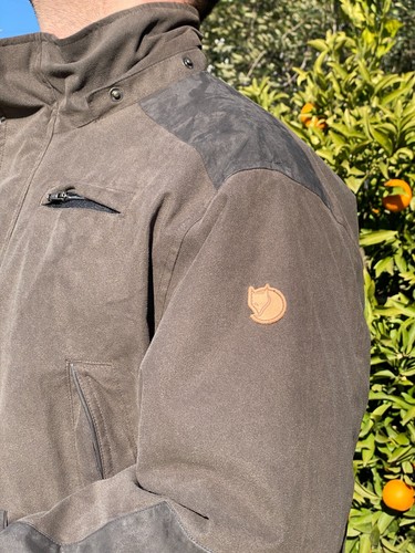 Rare Hydratic Fjallraven Expedition Suede Look Parka Anorak Jacket Size XL 54 56 - Picture 23 of 24