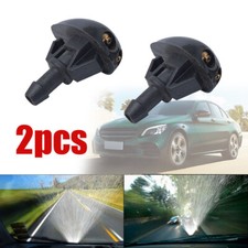 2pcs Car Window Windscreen Wiper Water Spray Nozzle Jet Washer Sprayer Universal