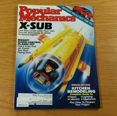#ad POPULAR MECHANICS Magazine Vintage Issue From April 1990 $4.79