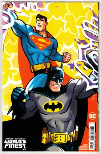 BATMAN SUPERMAN WORLDS FINEST #31- 1:25 MARCO D'ALFONSO CARDSTOCK VARIANT- DC