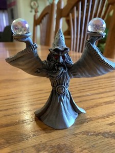 1987 Collectible Spoontiques ( cmr588 ) Pewter Wizard