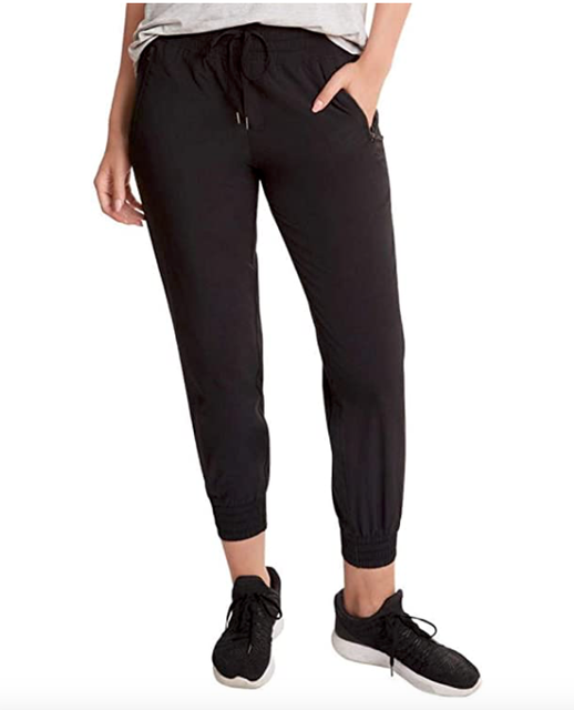 Danskin Ladies' Woven Jogger Adjustable Drawcord Two Zippered Pockets | eBay