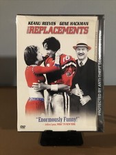 The Replacements DVD Keanu Reeves Gene Hackman Snapcase - SEALED w/WATERMARK