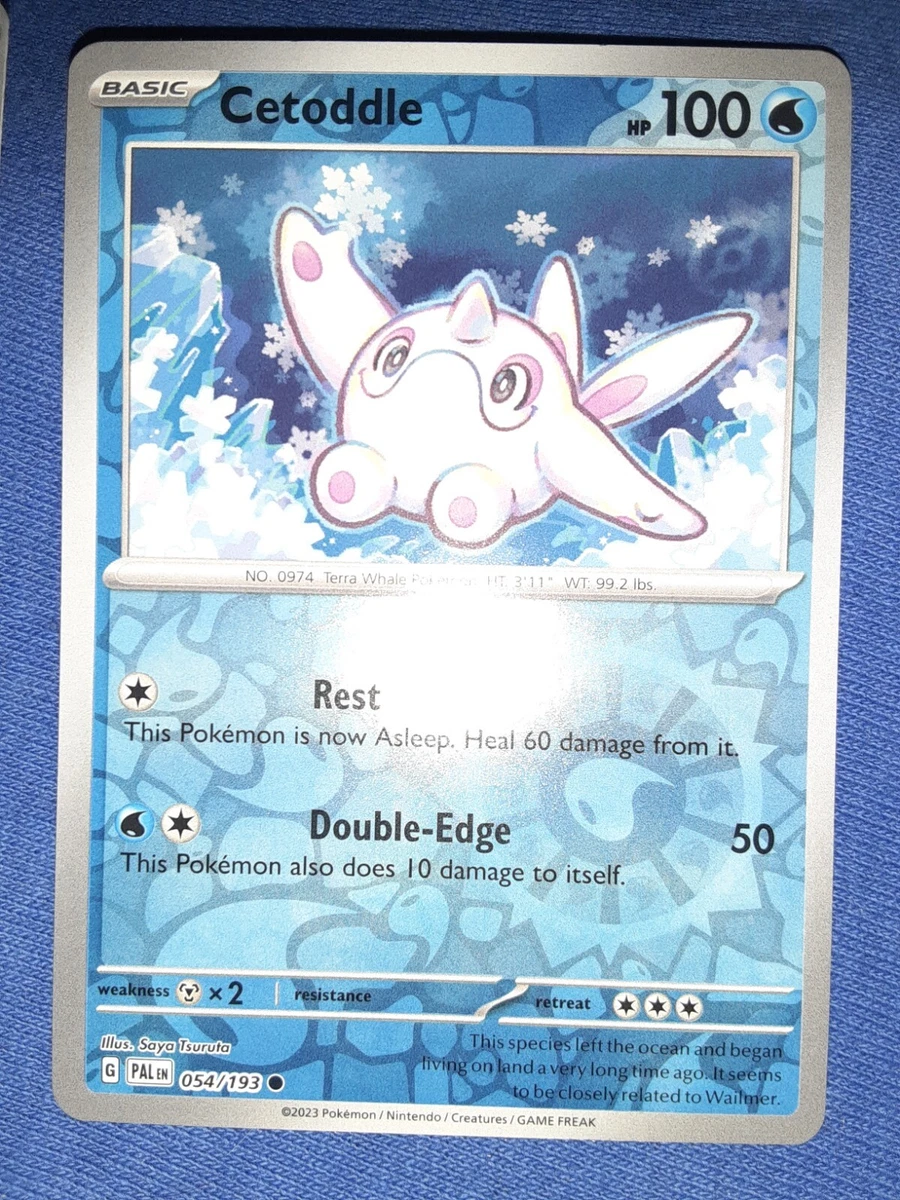 cetoddle pokemon card Japanese 016/064 sv7a TCG Placeholder Image Provided Cetoddle 053 - Reverse Holofoil