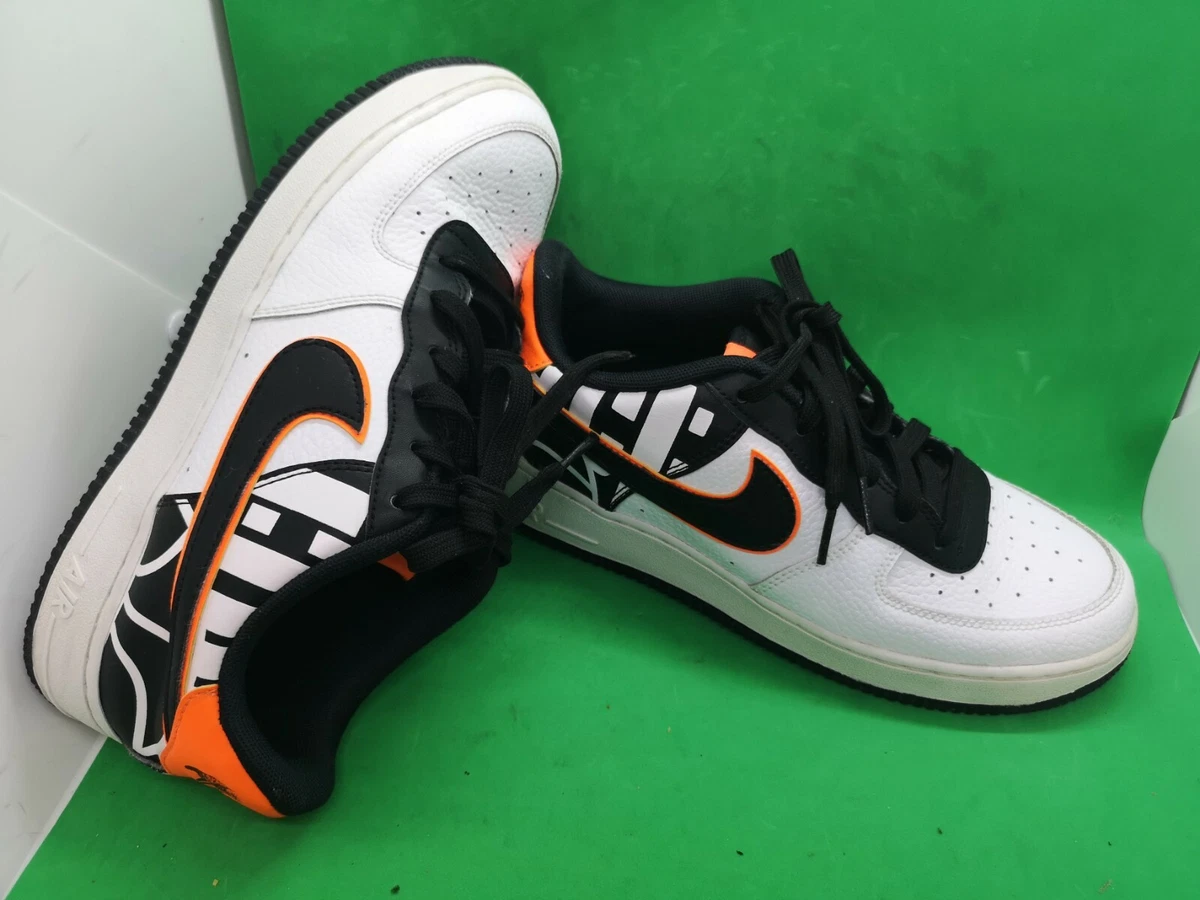 Nike Air Force 1 LV8 Utility GS White Black Kids Youth Shoes