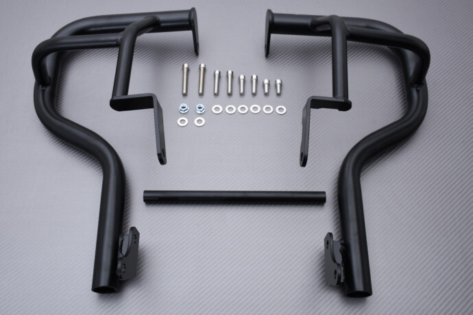 Crash bar noir de protection moteur pour moto Kawasaki Vulcan S 650 de 2015 à 2024